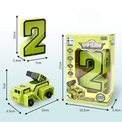🔥2023 Hot Sale🔥Toy Deformation Number Transform Robot gyerekeknek