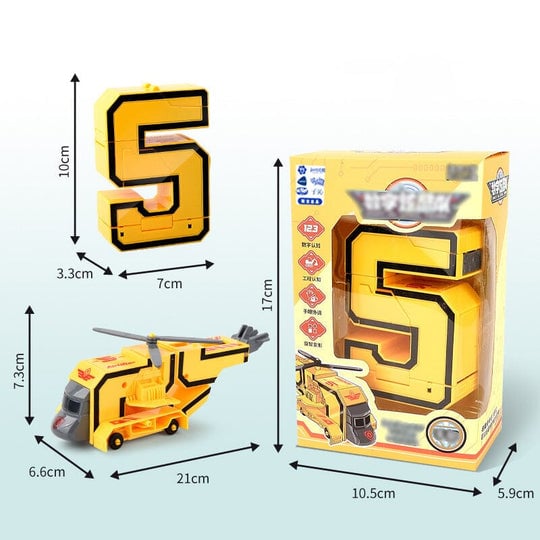 🔥2023 Hot Sale🔥Toy Deformation Number Transform Robot gyerekeknek