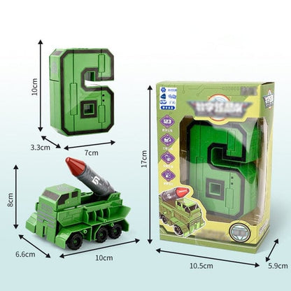 🔥2023 Hot Sale🔥Toy Deformation Number Transform Robot gyerekeknek