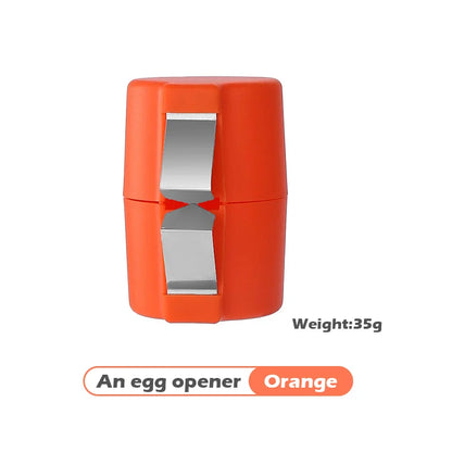 Manual Steel Egg Cracker Beater Plastic Opener and Separator Breaking Raw Egg Shells Kitchen Gadgets for Home Use