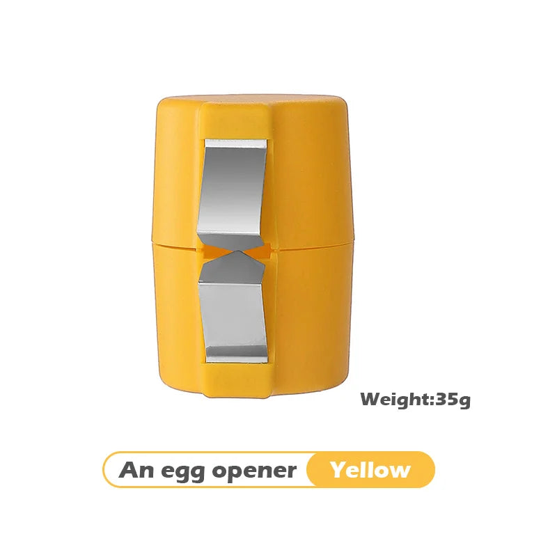 Manual Steel Egg Cracker Beater Plastic Opener and Separator Breaking Raw Egg Shells Kitchen Gadgets for Home Use