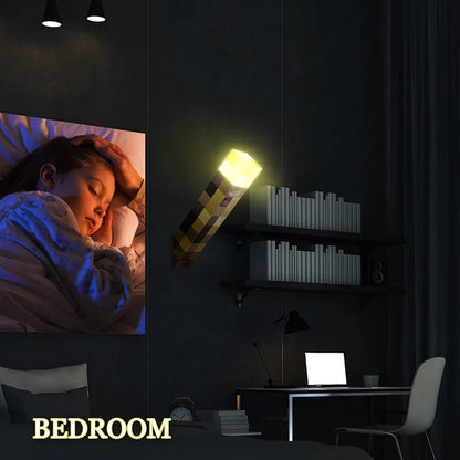 My World Rechargeable Torch Light Wall Mountable Night Light Ore Lamps