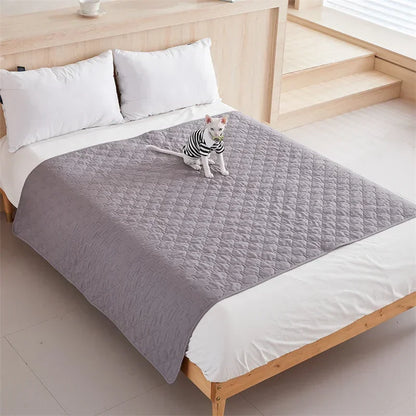 Waterproof Mattress Protector for Kids & Pets - King Size Urine Proof Bed Cover, Reusable Washable & Anti-Slip Pets Bed Mat