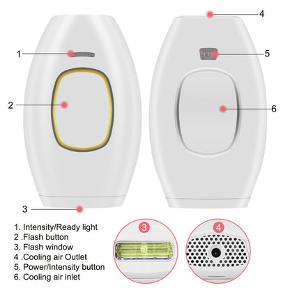 IPL Hair Removal Device for Women Painless Permanent Full Body Facial Upper Lip Bikini Legs Arms Face Lazer Women's Shaver