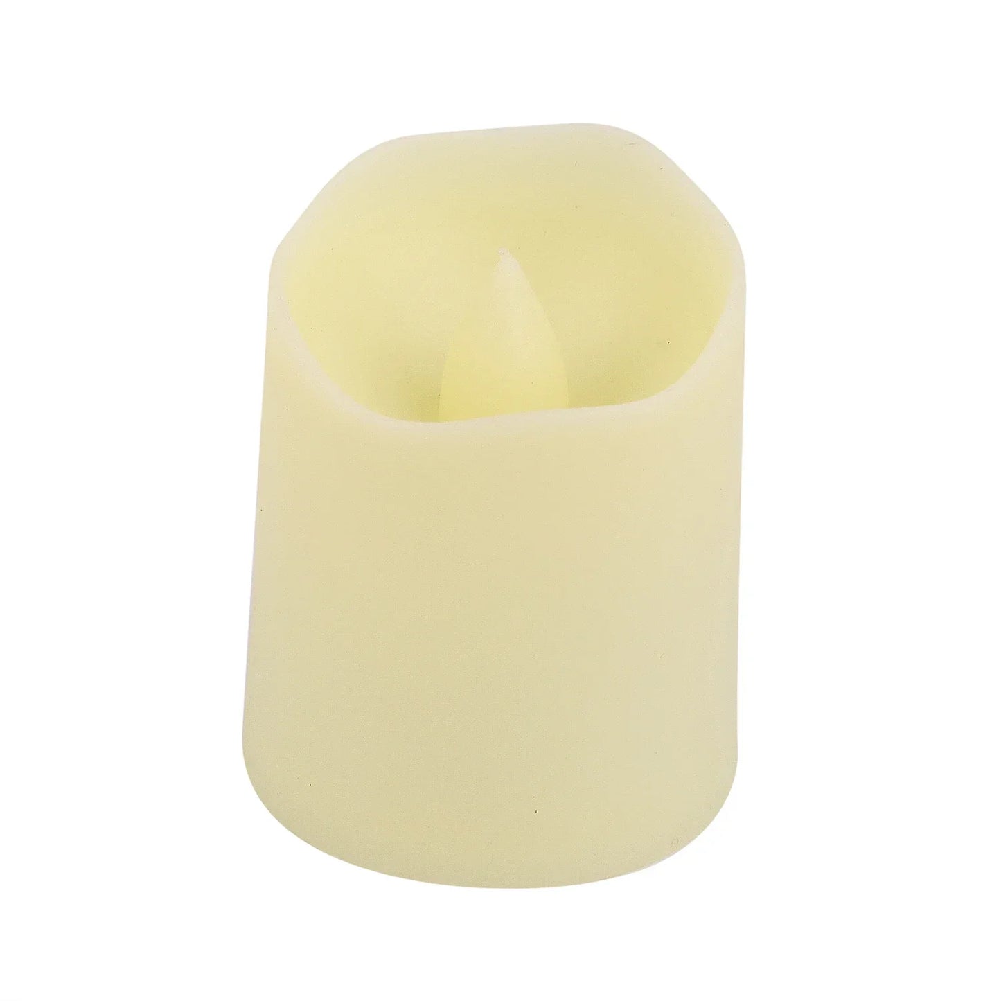 6 flameless flashing LED candle buttons, battery lights, tea lights, decorative candles