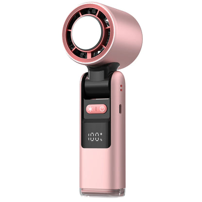 Ice cooling fan Mini folding hanging neck small fan Electric cooling fan