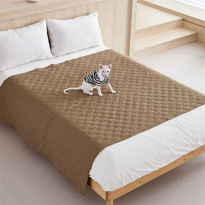 Waterproof Mattress Protector for Kids & Pets - King Size Urine Proof Bed Cover, Reusable Washable & Anti-Slip Pets Bed Mat