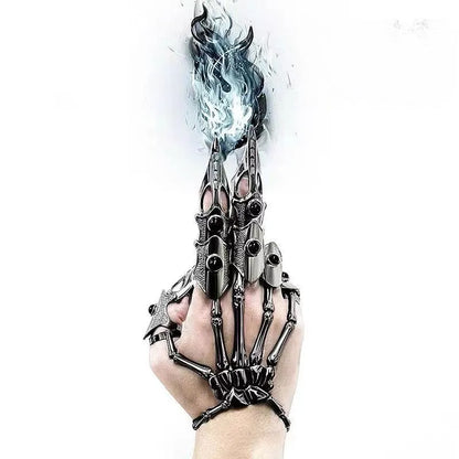 Necromantic Armor Skeleton Skeleton Bracelet and Finger Claws
