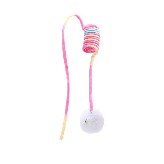 Hanging Spring Plush Cat Toy